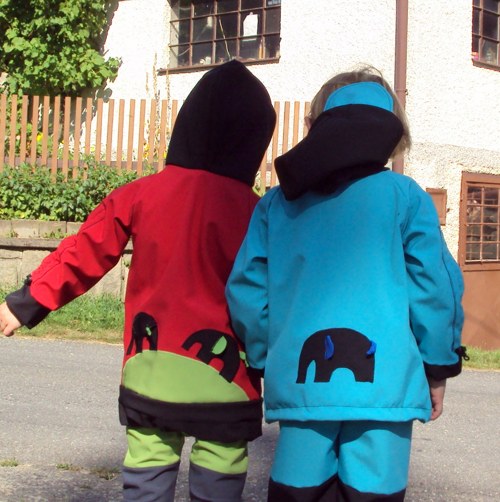 Rostoucí softshell. bundička 1-3 roky tyrkys — foto 4