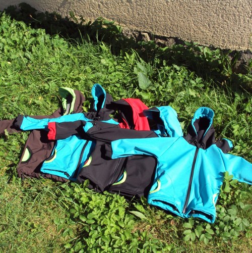 Rostoucí softshell. bundička 1-3 roky tyrkys — foto 5