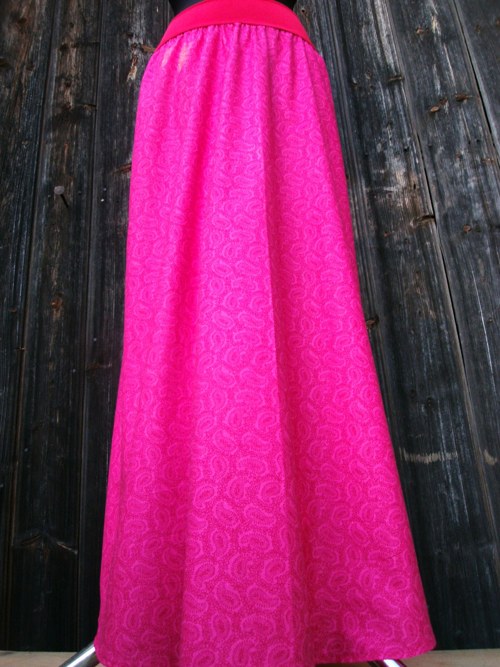 Maxi sukně - ornamenty malina — foto 2