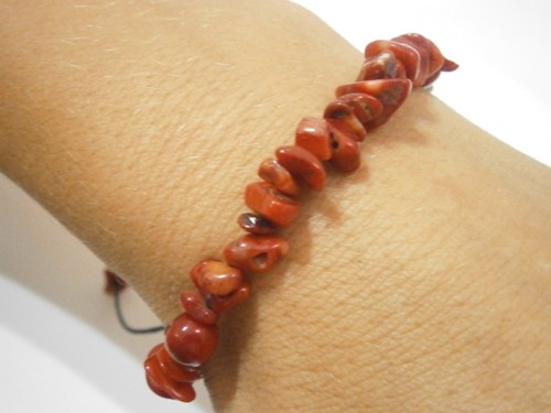 Korálový náramek - macramé (unisex) — foto 5