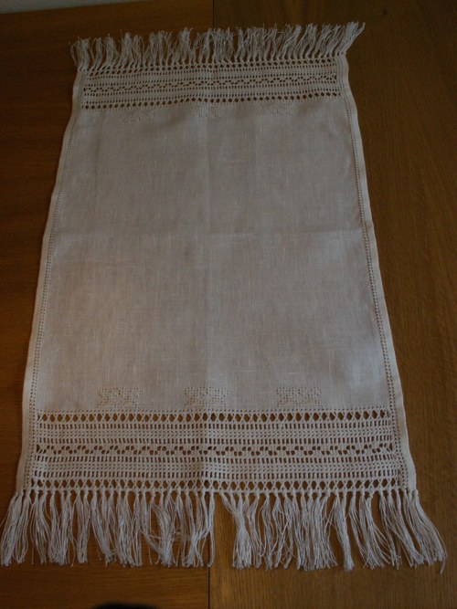 Bílý běhoun - len — foto 2