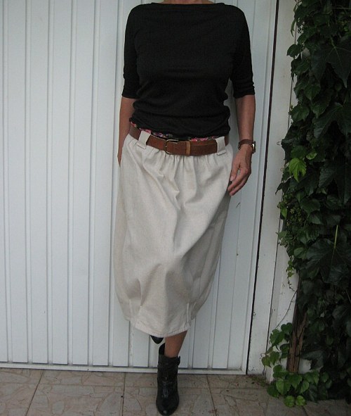 Sukně v přírodní barvě — foto 2