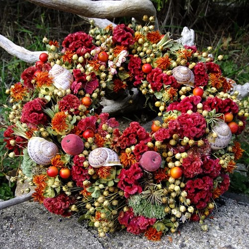 Věnec podzimní - Karmínový — foto 5