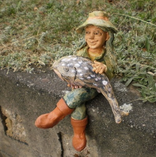 Vodník Jenda se sumcem-22cm — foto 2