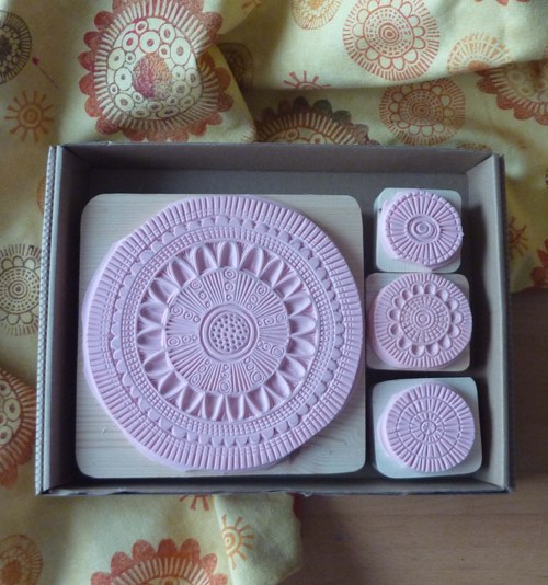 Ornamentální razítka na textil — foto 2