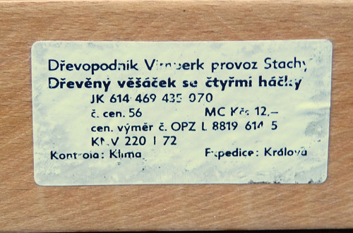Dřevěný váleček. Věšáček — foto 4