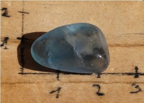 Výběrový modrý fluorit D687 — foto 2