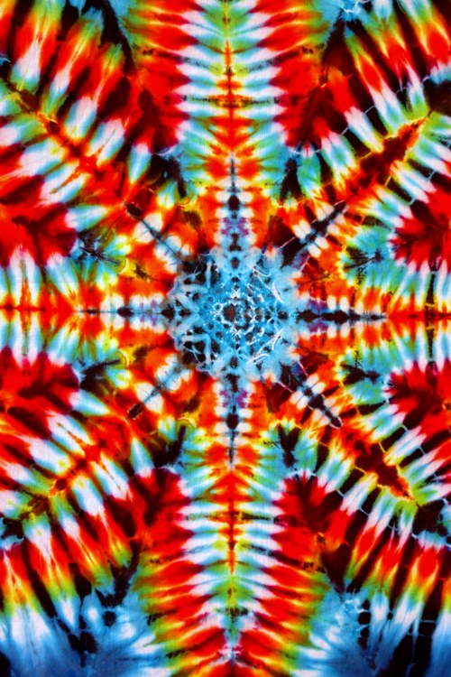 Mandala - batikovaná tapiserie — foto 3