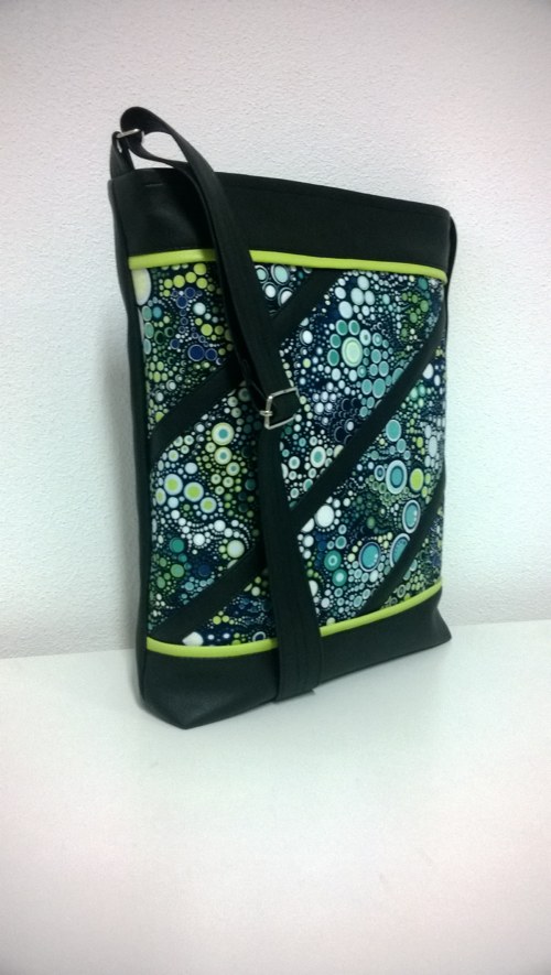 Crossbody Small Bubbles Green Strips — foto 2