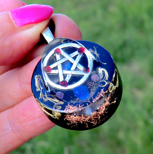 Amulet* OBJ - Šperk - Pentagram / Ochrana s Opálem — foto 4