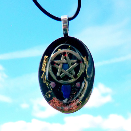 Amulet* OBJ - Šperk - Pentagram / Ochrana s Opálem — foto 5
