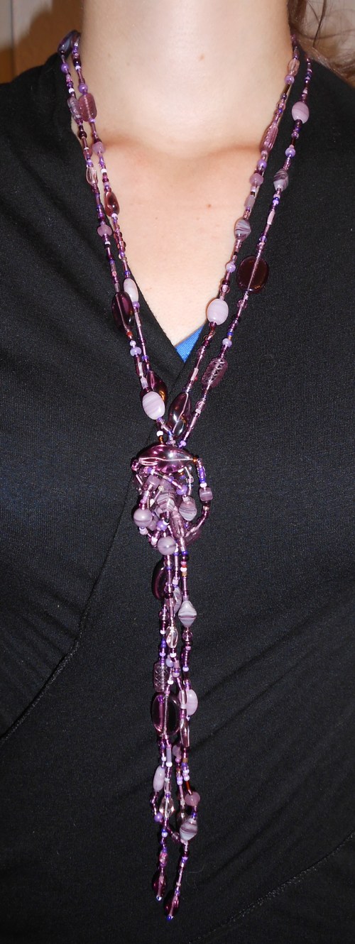 Maxi korále Lasso Violet — foto 2
