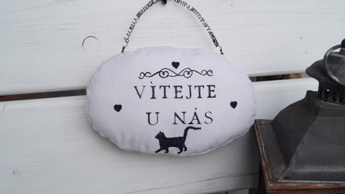 Provoněná vítací cedulka. — foto 3