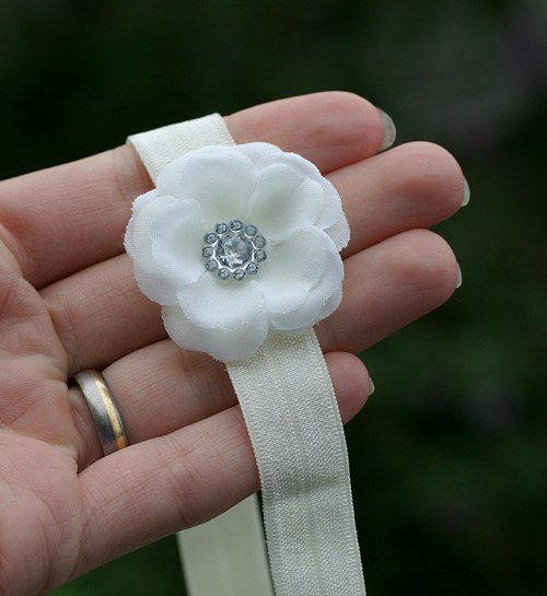 Čelenka pro newborn - smetanová — foto 2