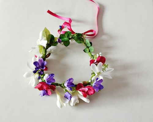Věneček "Hortenzie, frézie, magnolie" — foto 2
