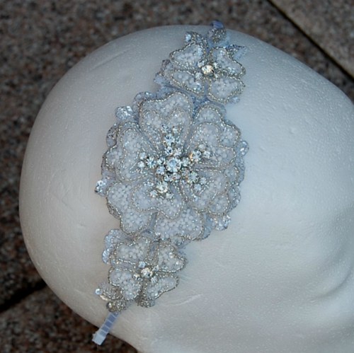 Wedding Lace Collection Flowers ... čelenka — foto 6