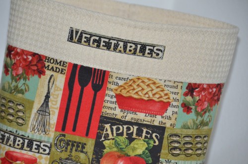 Košík z látky – VEGETABLES — foto 2
