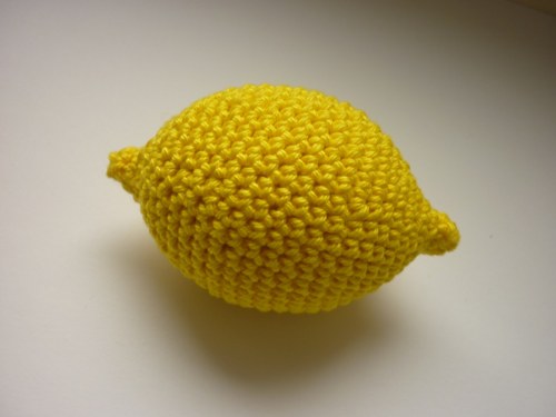 Háčkované ovoce - citron — foto 2