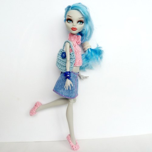 Bílé balerinky pro MONSTER HIGH — foto 2