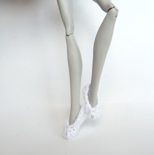 Bílé balerinky pro MONSTER HIGH — foto 3