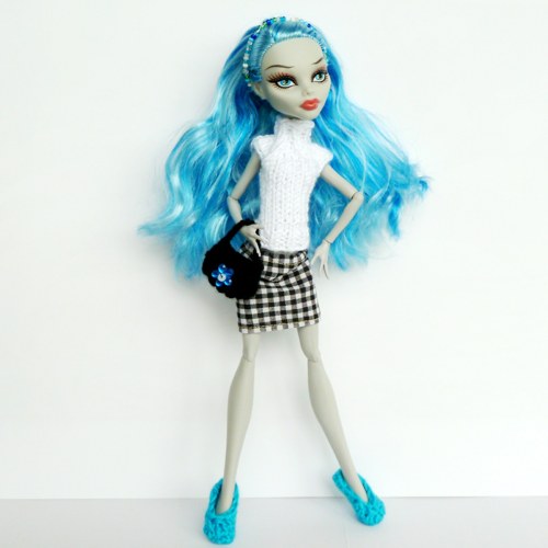 Bílé balerinky pro MONSTER HIGH — foto 4