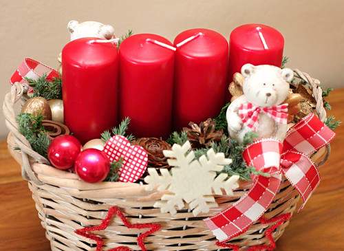 Adventní svícen s medvídky — foto 2