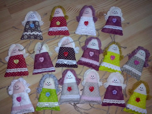 Barevní mini andílci pro štěstí — foto 3