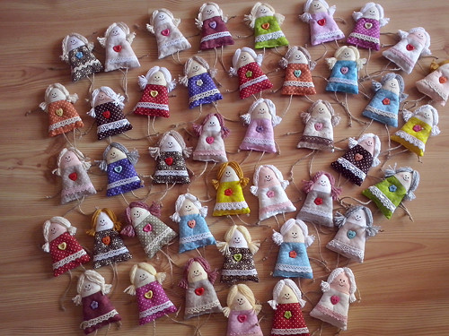Barevní mini andílci pro štěstí — foto 4