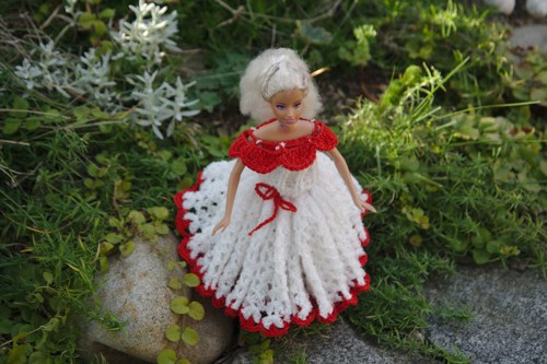 Háčkované Šatičky Na Panenky Barbie /1/ — foto 3