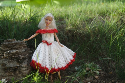 Háčkované Šatičky Na Panenky Barbie /1/ — foto 5