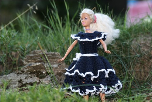 Háčkované Šatičky Na Panenky Barbie /3/ — foto 3