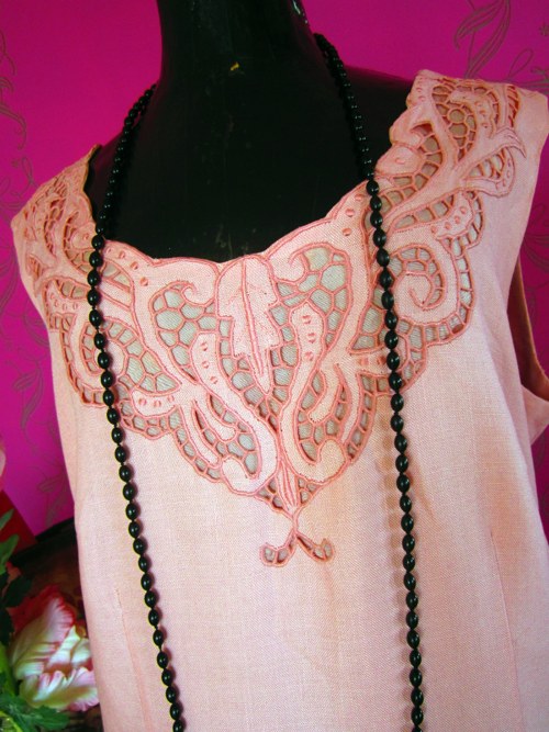 Vintage šaty Art deco look — foto 3