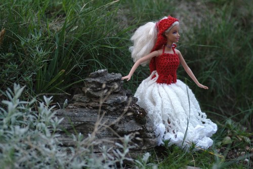 Háčkované Šatičky Na Panenky Barbie /5/ — foto 3