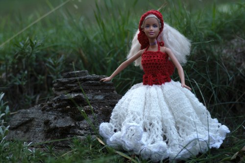 Háčkované Šatičky Na Panenky Barbie /5/ — foto 4