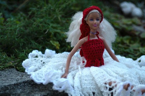 Háčkované Šatičky Na Panenky Barbie /5/ — foto 5
