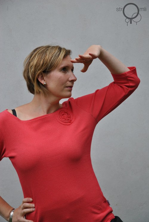 Červené kropenaté s aplikací, Kado — foto 3