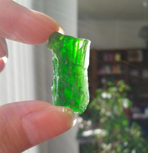 Chromdiopsid surový - L-265 — foto 2