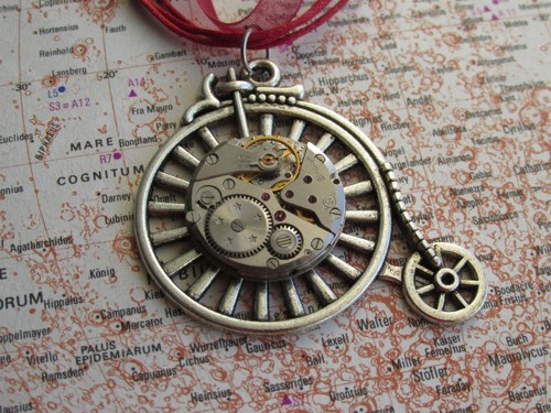 Staré Kolo........steampunkový Přívěsek — foto 2