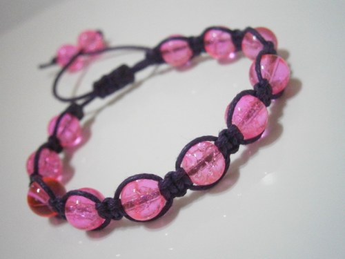 Dětský náramek (macramé/shamballa) — foto 4