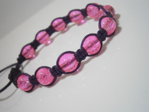 Dětský náramek (macramé/shamballa) — foto 5