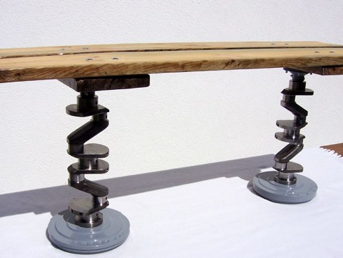 Originální lavička "CRANK BENCH" — foto 6