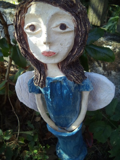 Anděl modrý 47cm - SLEVA — foto 2
