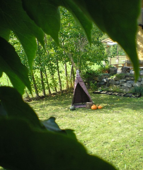 Přijdu hned...tkané tee pee stan — foto 2