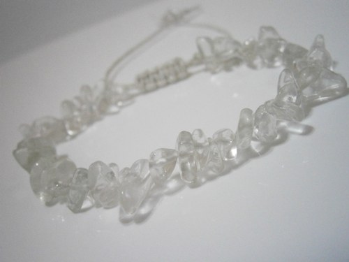 Křišťál - náramek (macramé) — foto 4