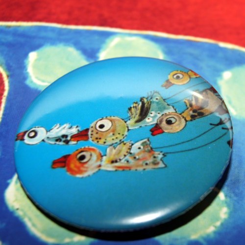 Originální placka - buttonek ptačí — foto 2