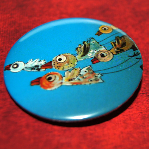 Originální placka - buttonek ptačí — foto 3