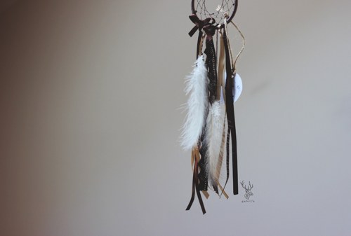 Mini Lapač snů / dreamcatcher No.23 — foto 2