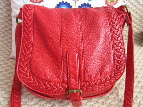 Kabelka hippie boho red — foto 2
