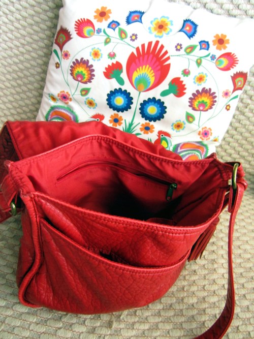Kabelka hippie boho red — foto 3