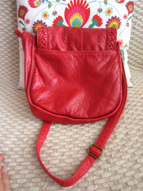 Kabelka hippie boho red — foto 4